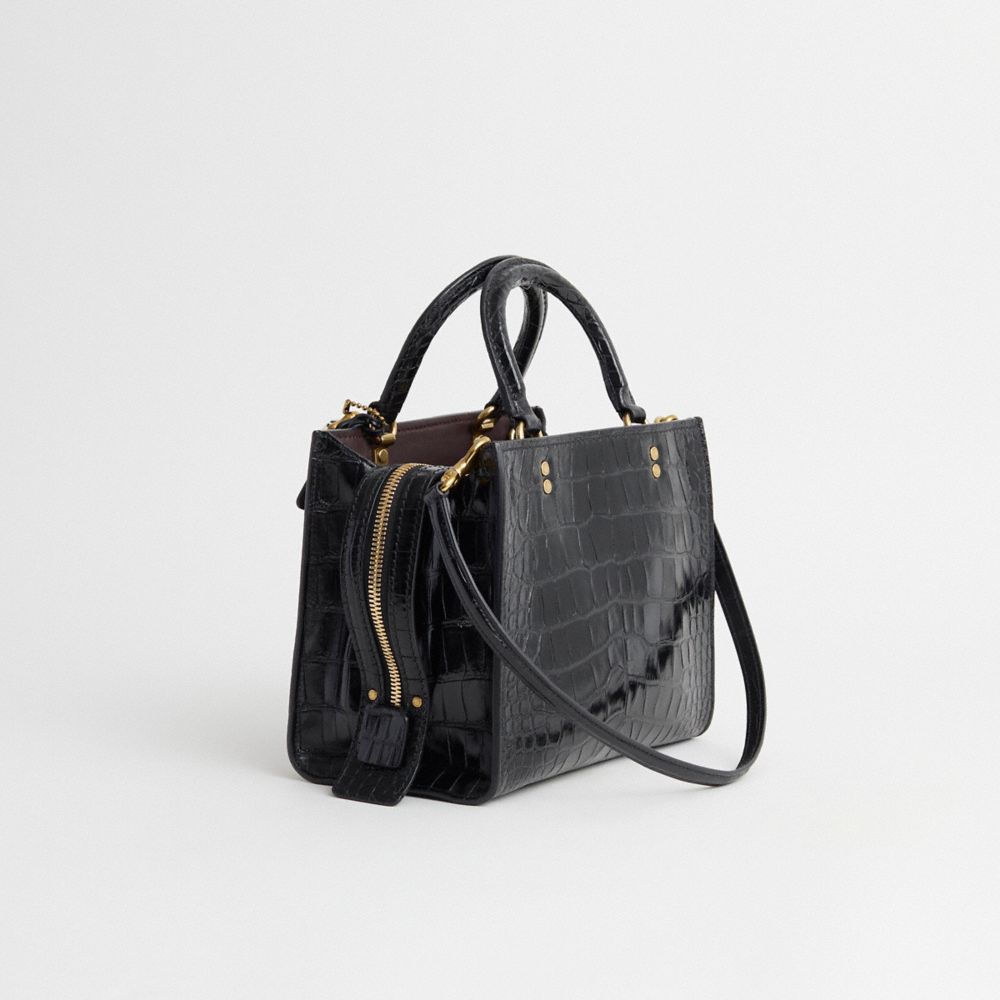 COACH®,Upcrafted Rogue Bag 25 In Alligator,,Angle View