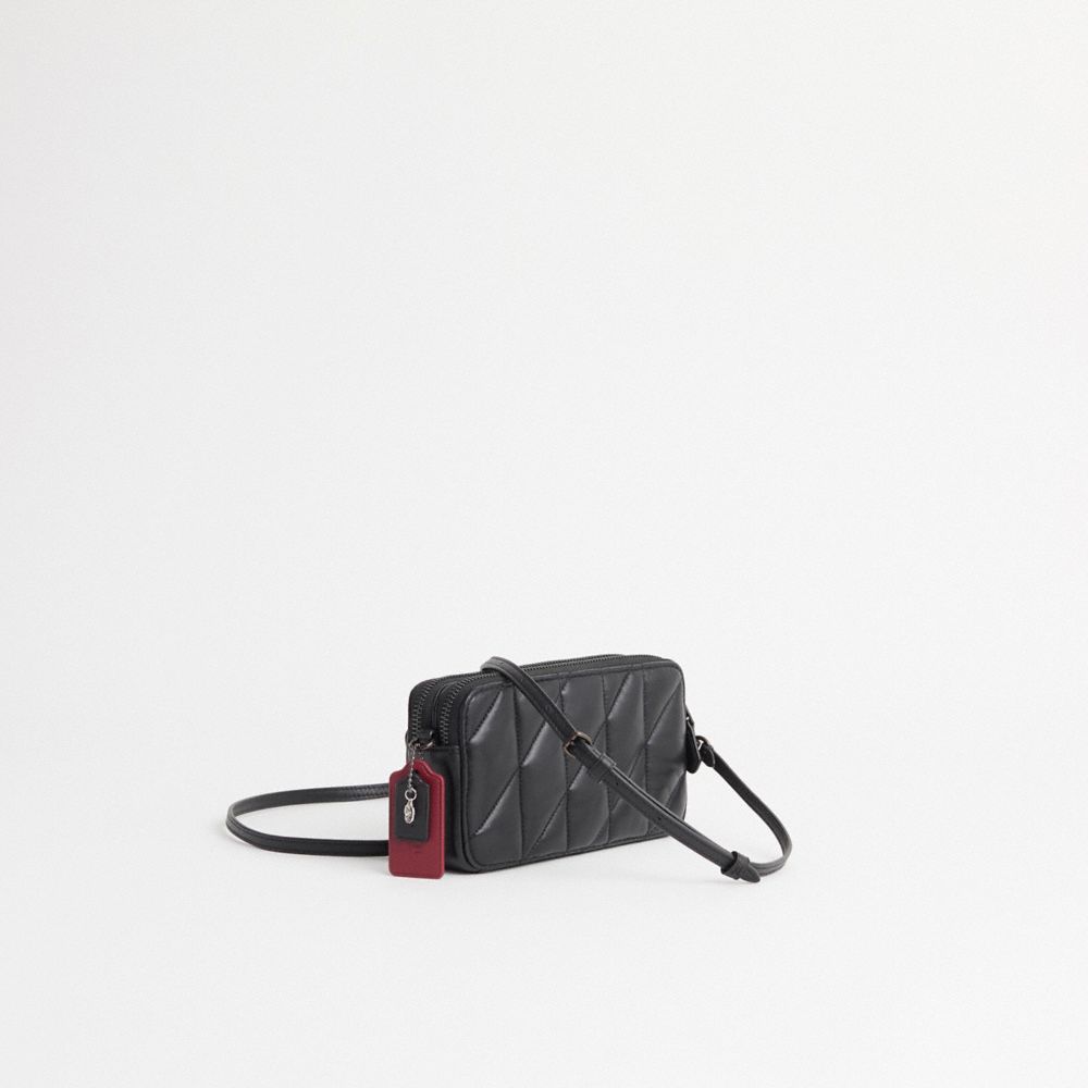 COACH®,Upcrafted Kira Crossbody Bag With Pillow Quilting,,Angle View