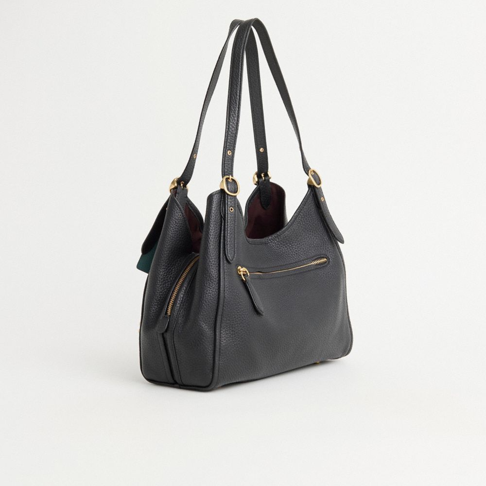 COACH®,Upcrafted Lori Shoulder Bag,,Angle View