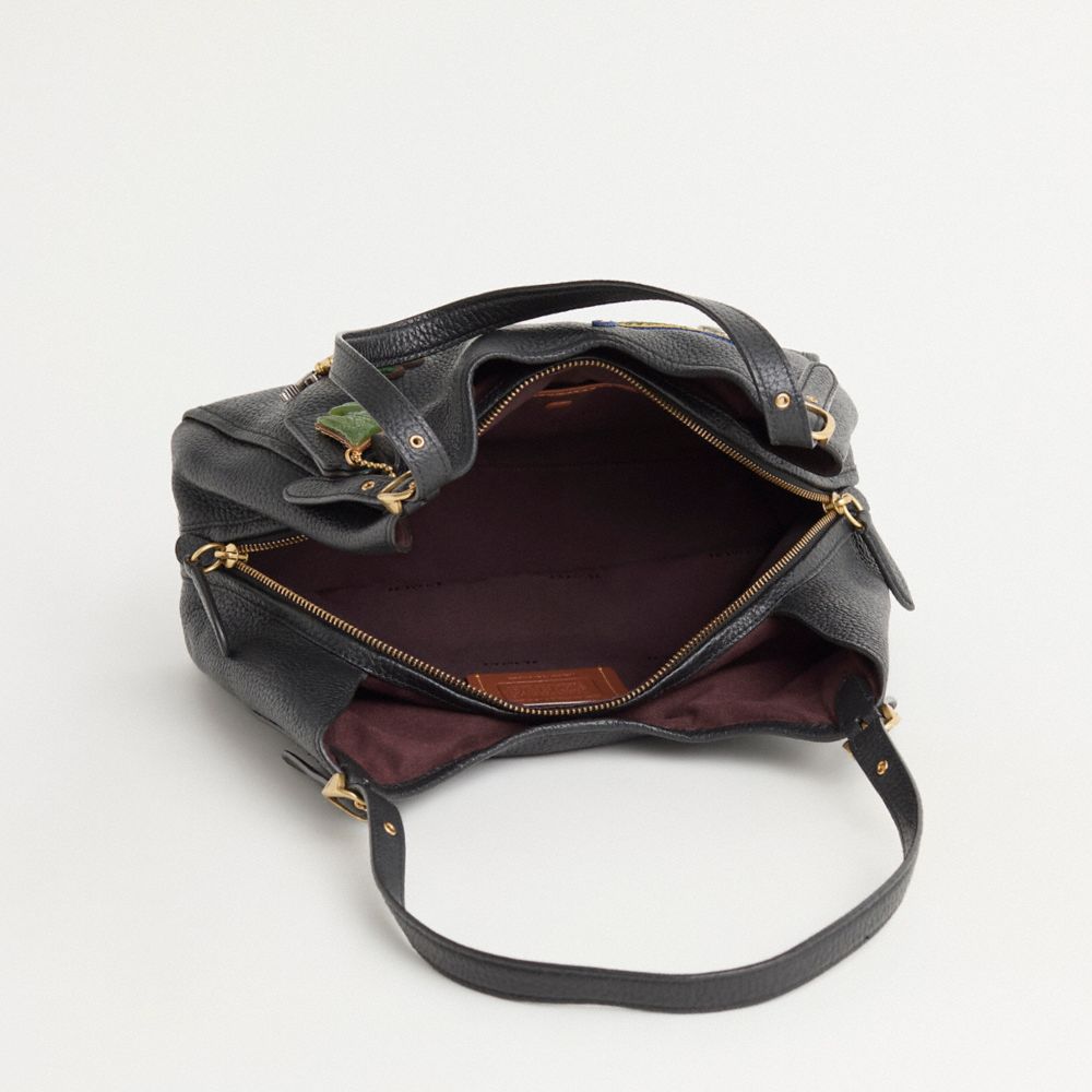 COACH®,Upcrafted Lori Shoulder Bag,,Inside View,Top View