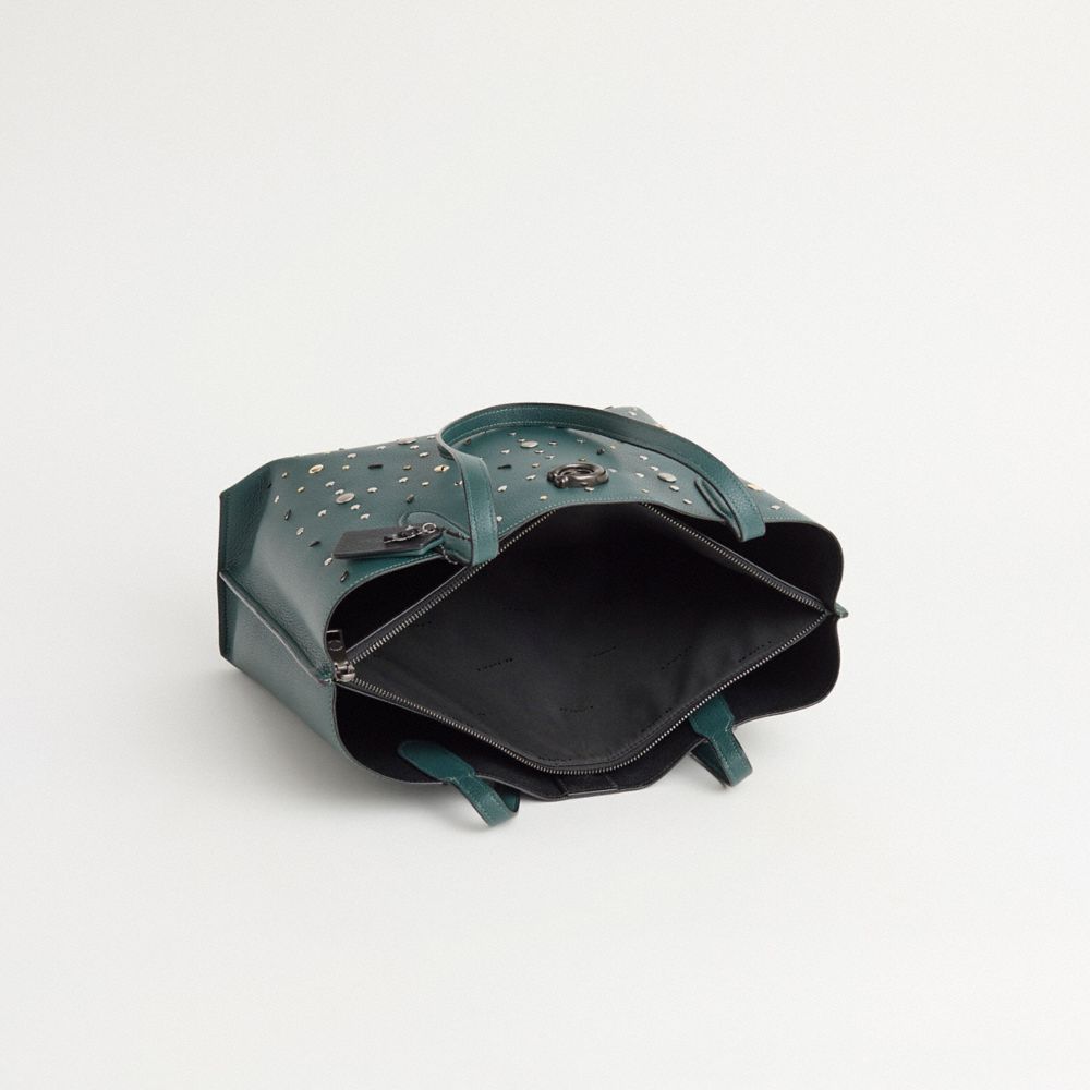 COACH®,Upcrafted Willow Tote Bag,,Inside View,Top View