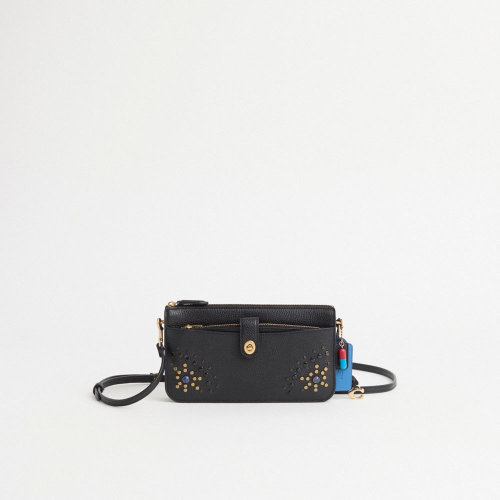 Coach pop up messenger black sale