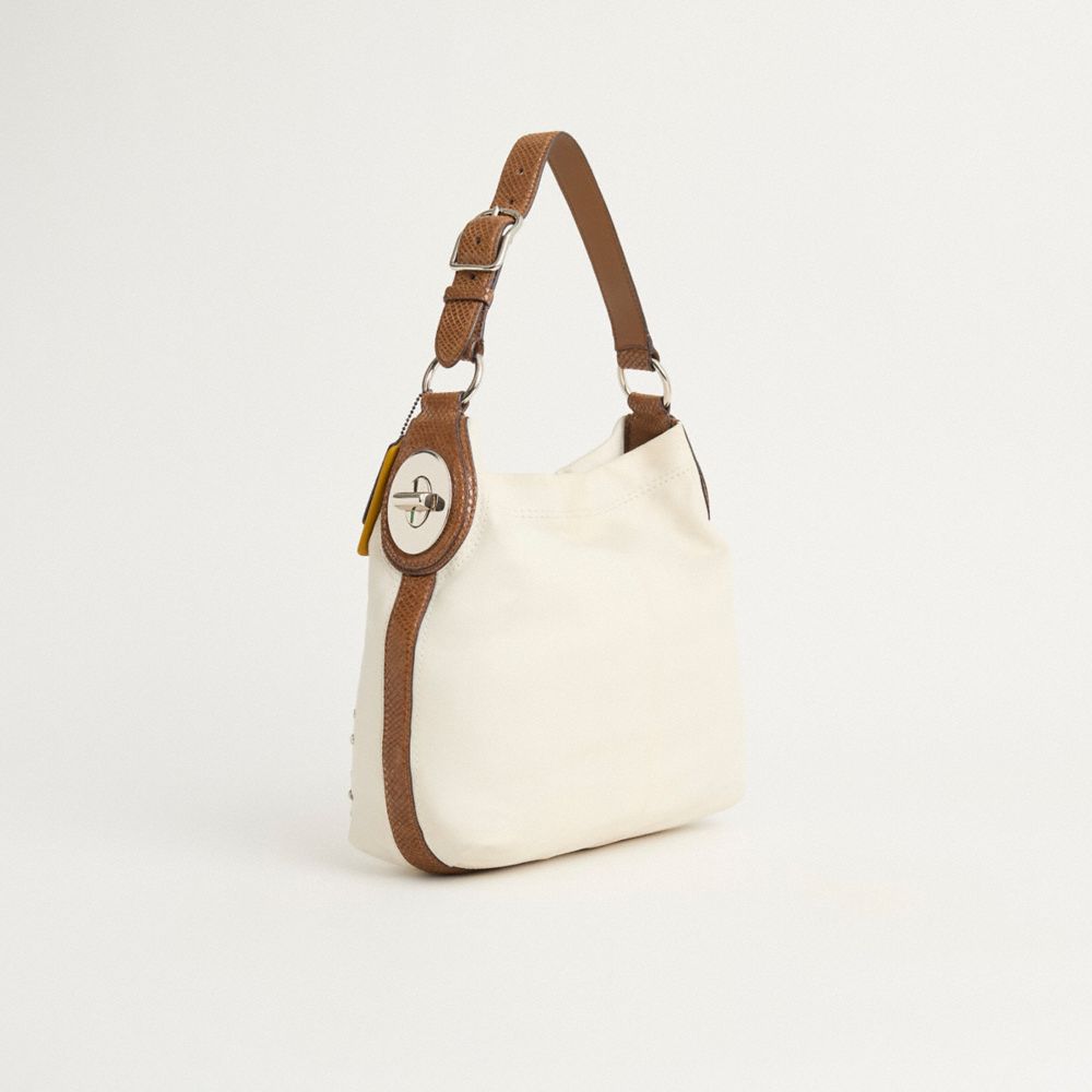 COACH®,Upcrafted Penelope Shoulder Bag,,Angle View