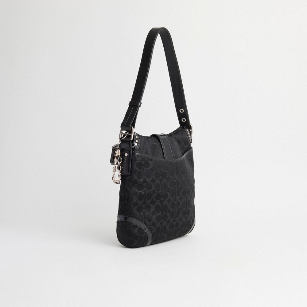COACH®,Argent/Noir,Angle View
