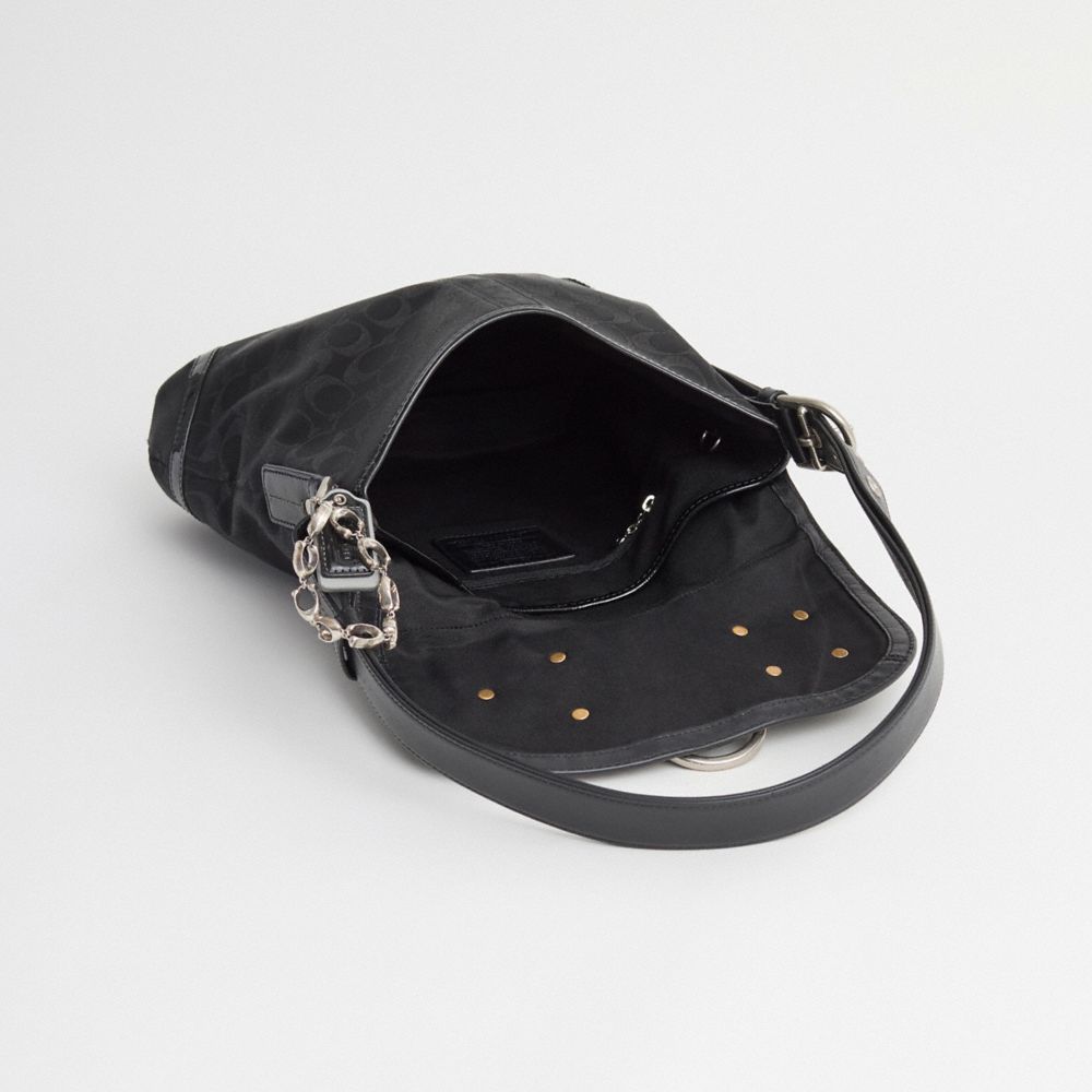 COACH®,Argent/Noir,Inside View,Top View