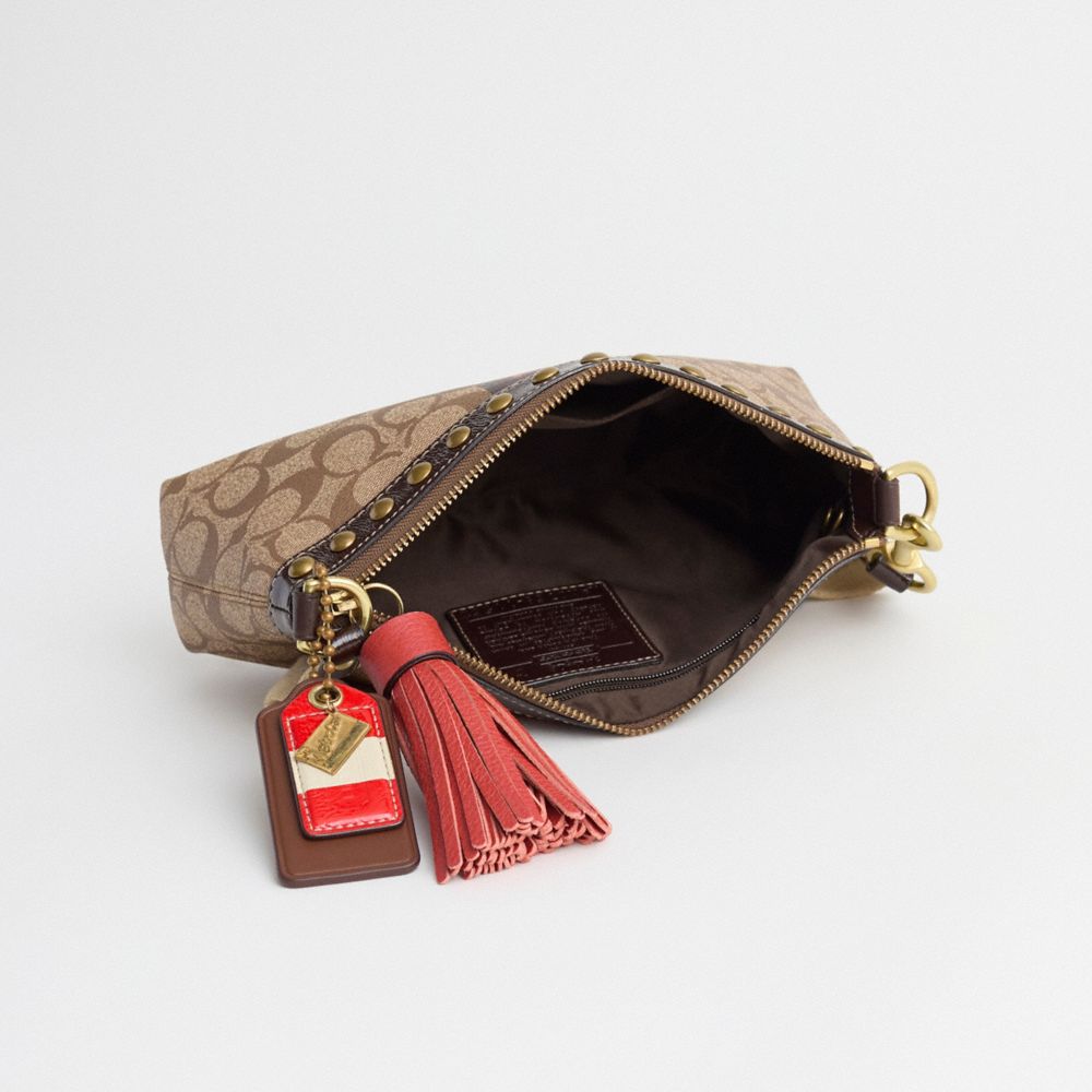 COACH®,Upcrafted Heritage Stripe Demi Bag,,Inside View,Top View