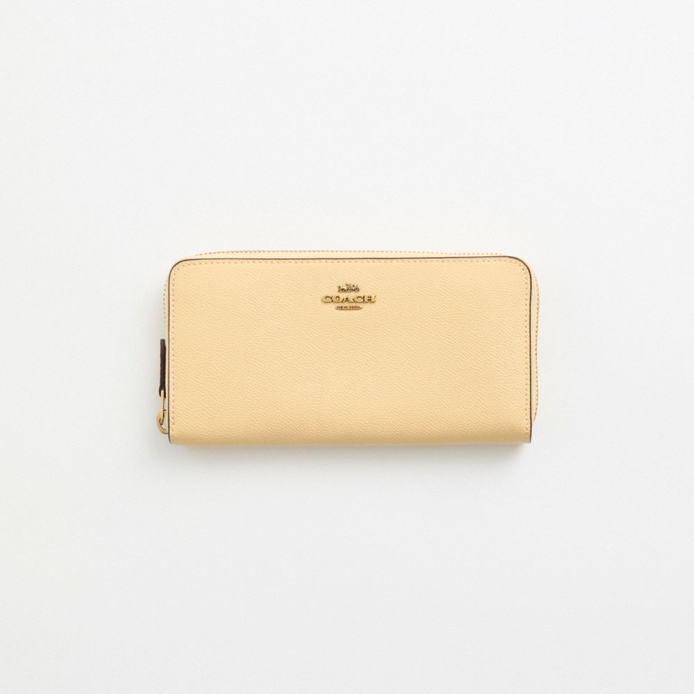 COACH®,Restored Accordion Zip Wallet,,Front View