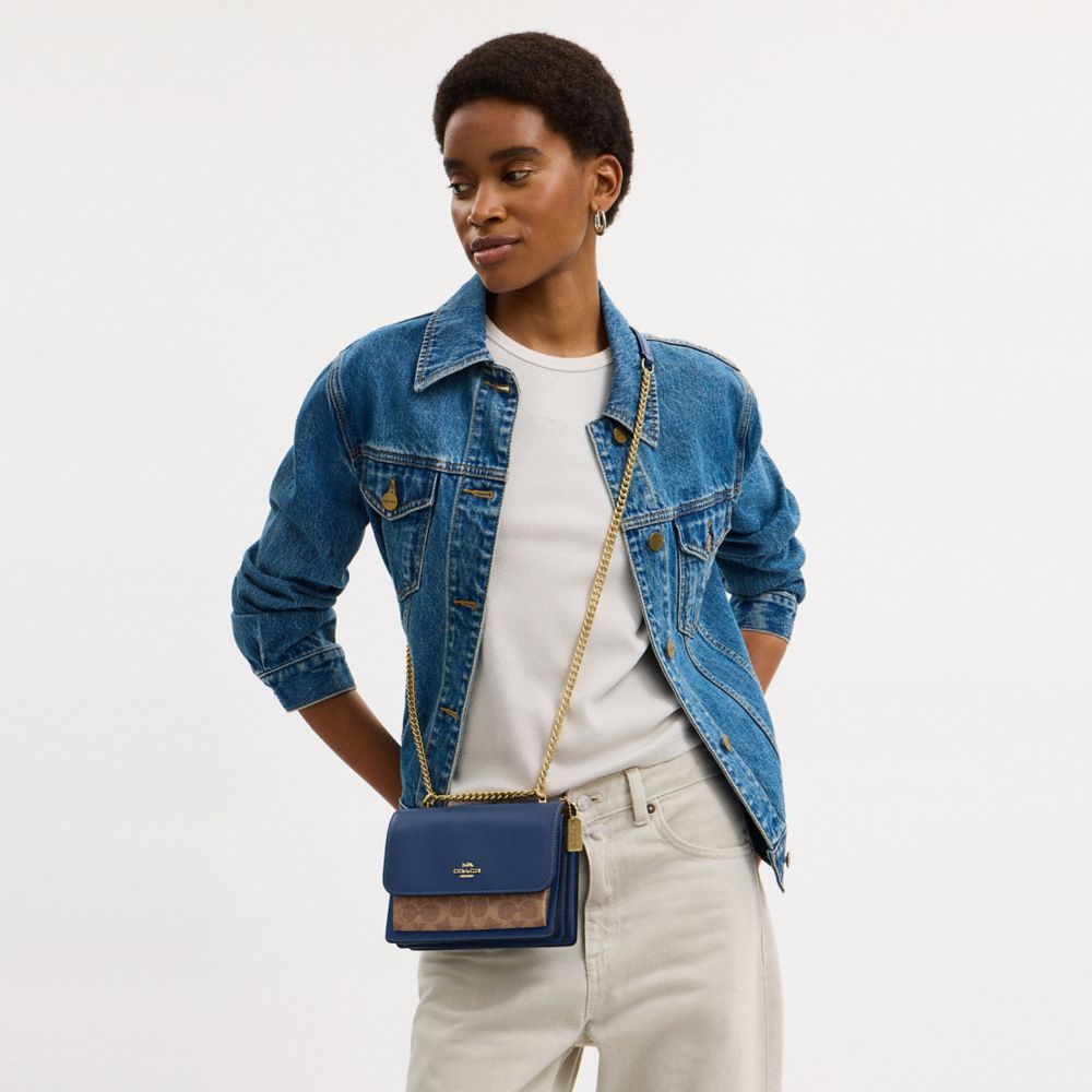 COACH®,Mini Klare Crossbody Bag In Signature Canvas,