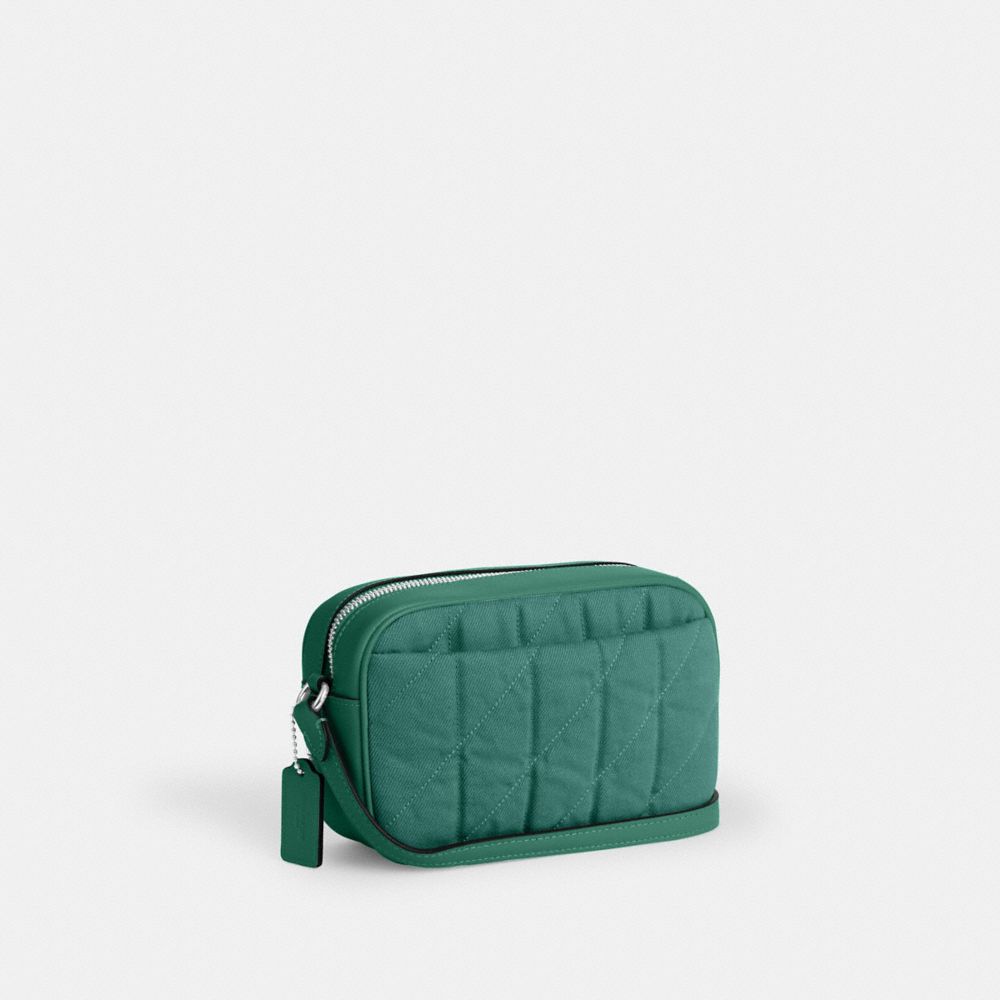 COACH®,ミニ ジェイミー カメラ バッグ,ミニバッグ&お財布ショルダー,ｼﾙﾊﾞｰ/ｱｲﾋﾞｰ/ｸﾞﾘｰﾝ