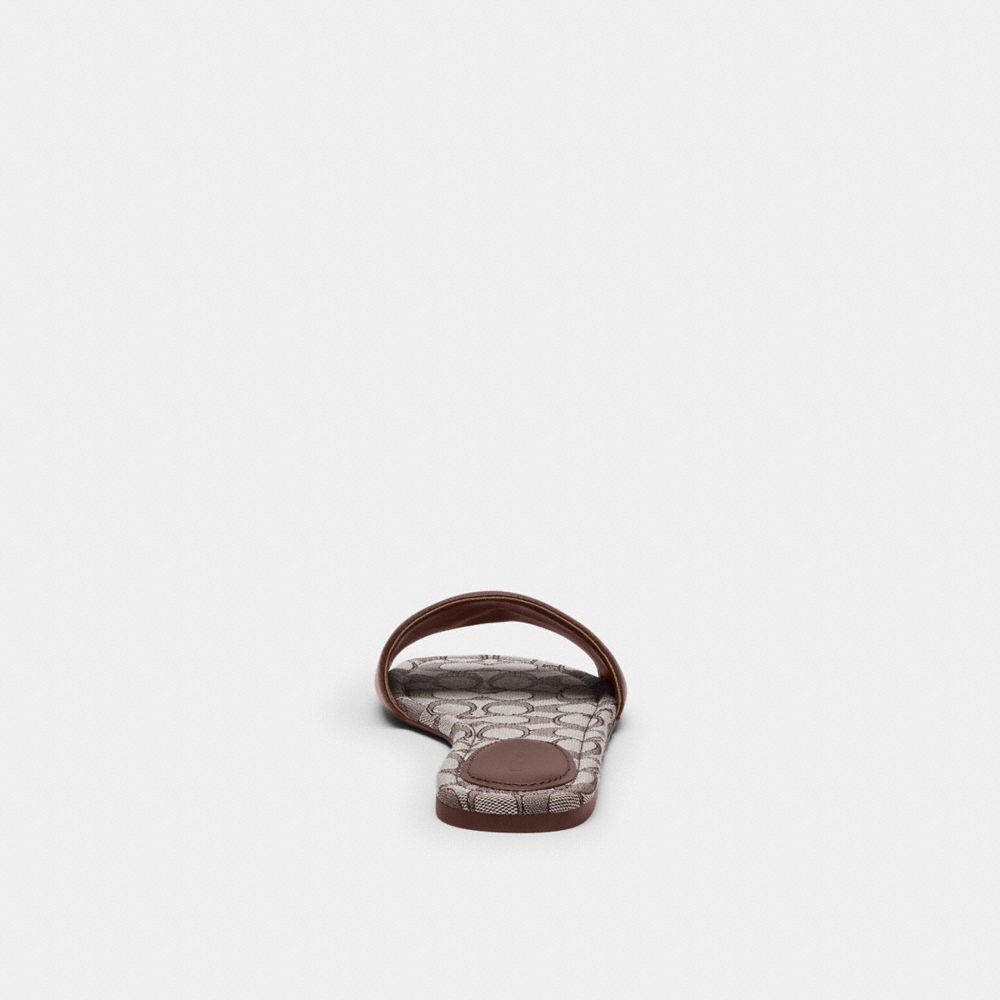 COACH®,Slide Sandal In Signature Jacquard,,Alternate View