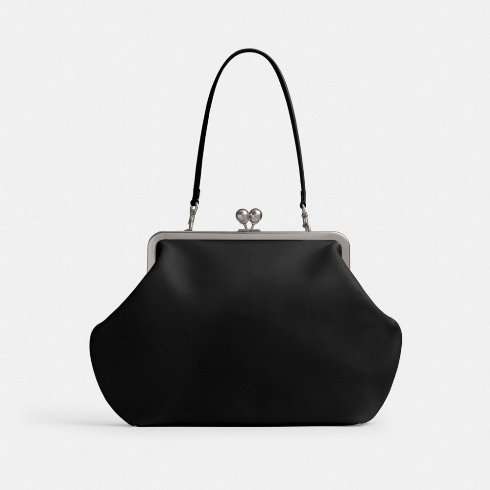バッグ COACH kiss lock frame bag leather bag cbr51_lhblk_a0
