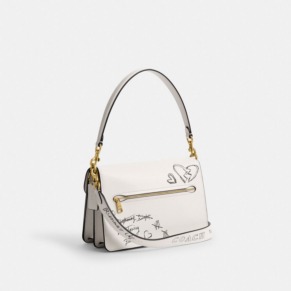 Женские сумки Coach Chain Tabby Shoulder Bag With Sketch Print — фото 2