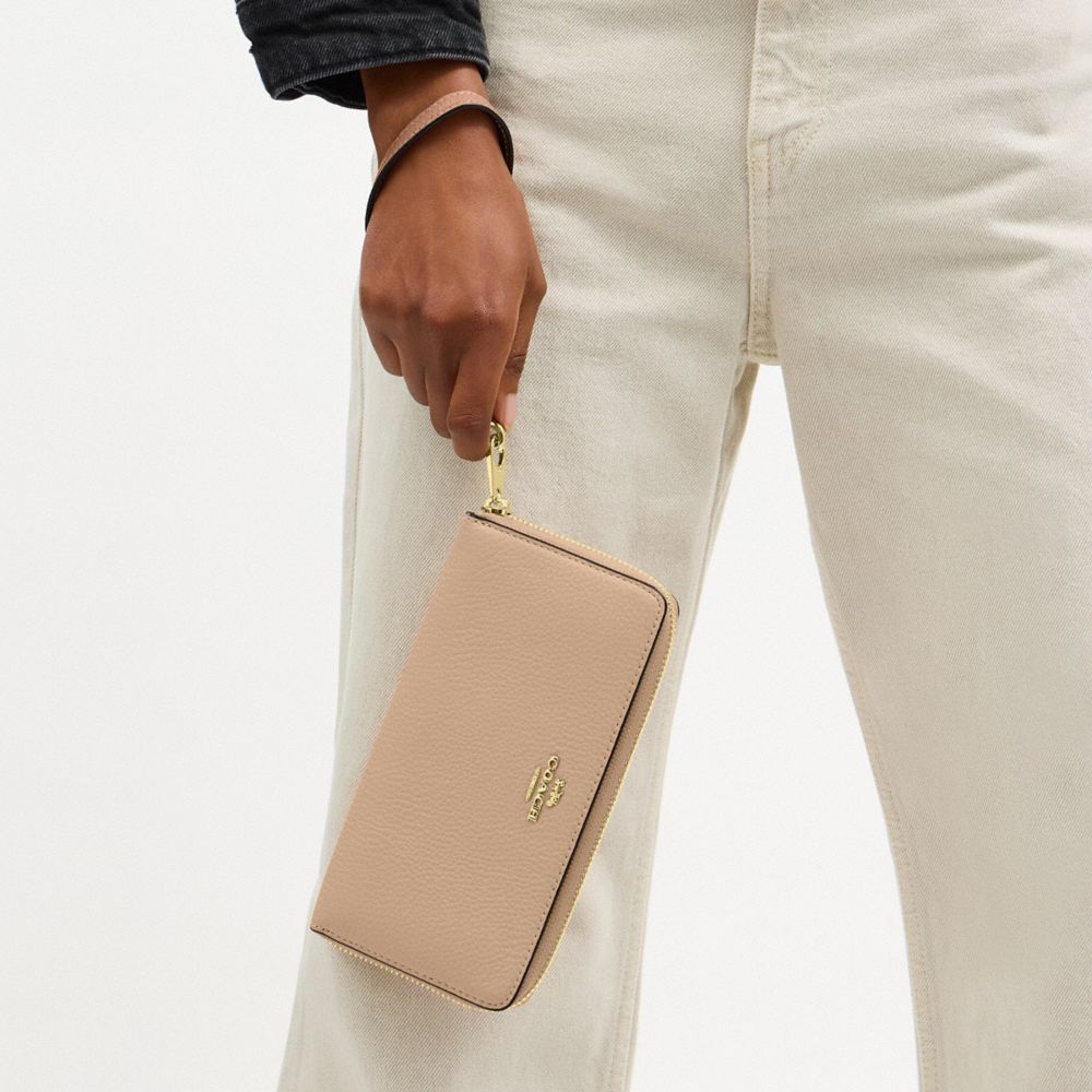 COACH®,Long Zip Around Wallet,,Detail View