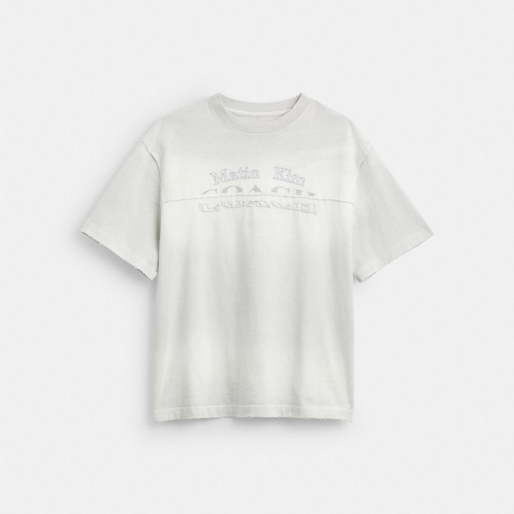 COACH®,【COACH MATIN KIM】ラージ フィット Tシャツ,トップス＆Tシャツ,ﾎﾜｲﾄ