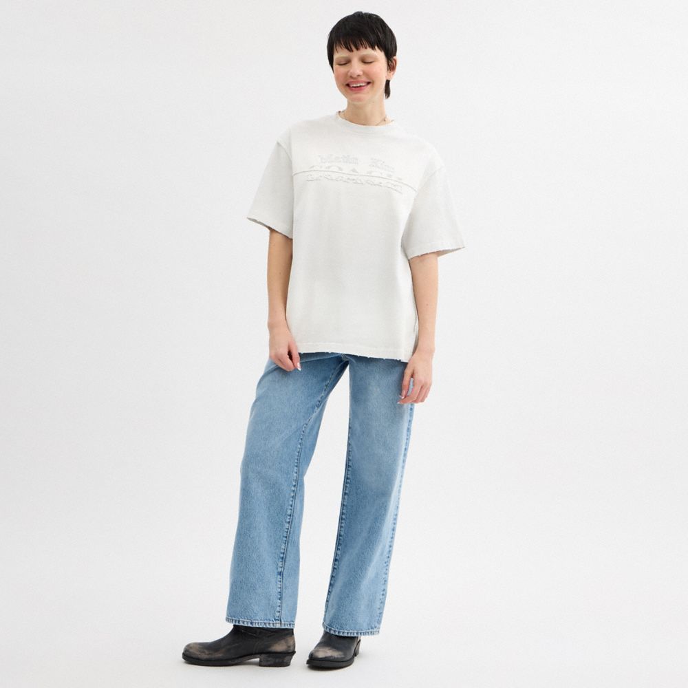 COACH®,【COACH MATIN KIM】ラージ フィット Tシャツ,トップス＆Tシャツ,