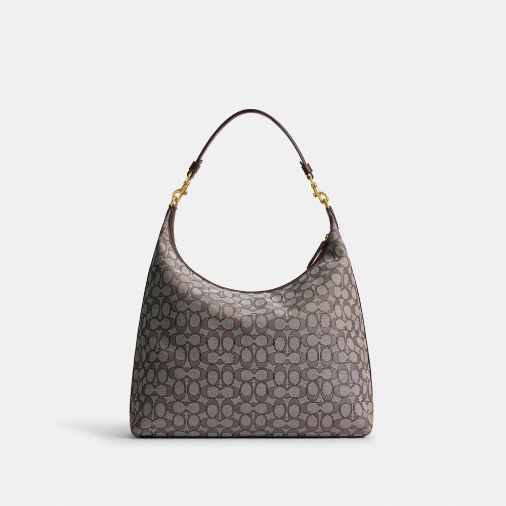 COACH®,Juliet Shoulder Bag 38 In Signature Jacquard,,Back View