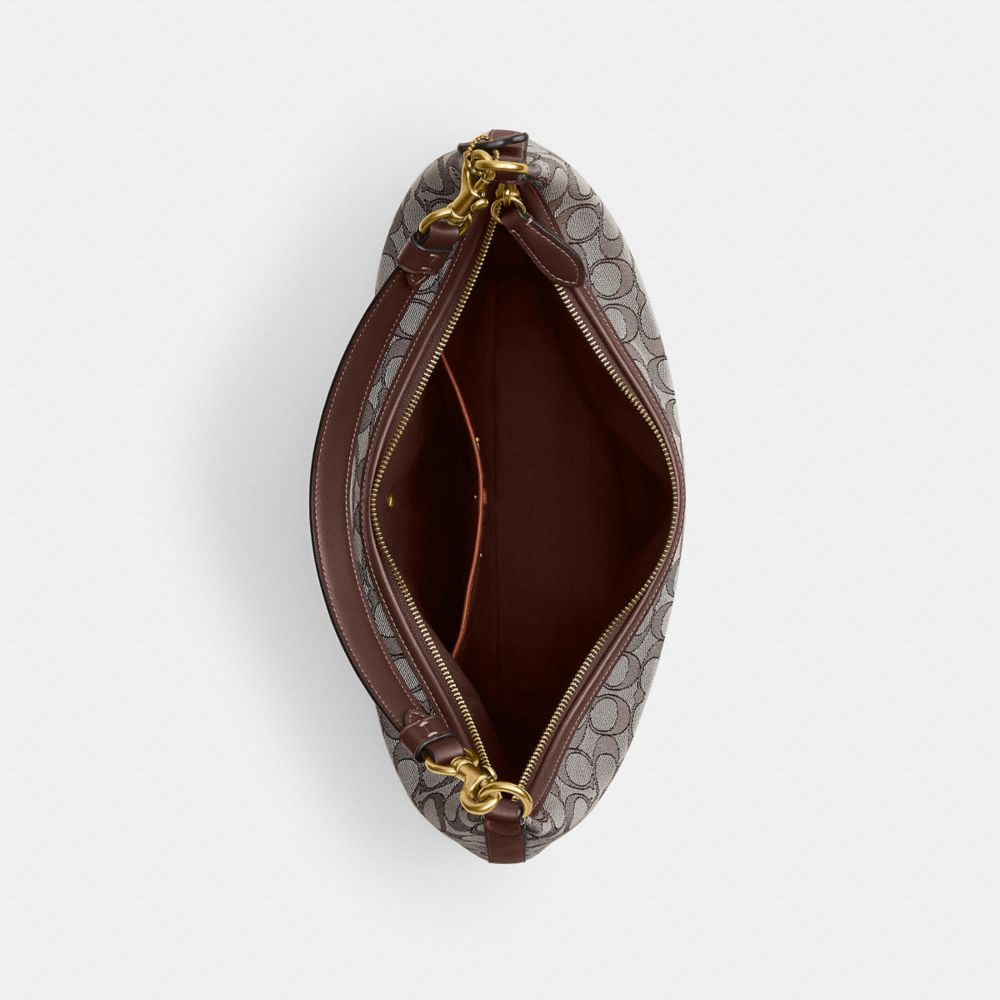 Coach Juliet Schultertasche 38 Aus Signature Jacquard In Brown