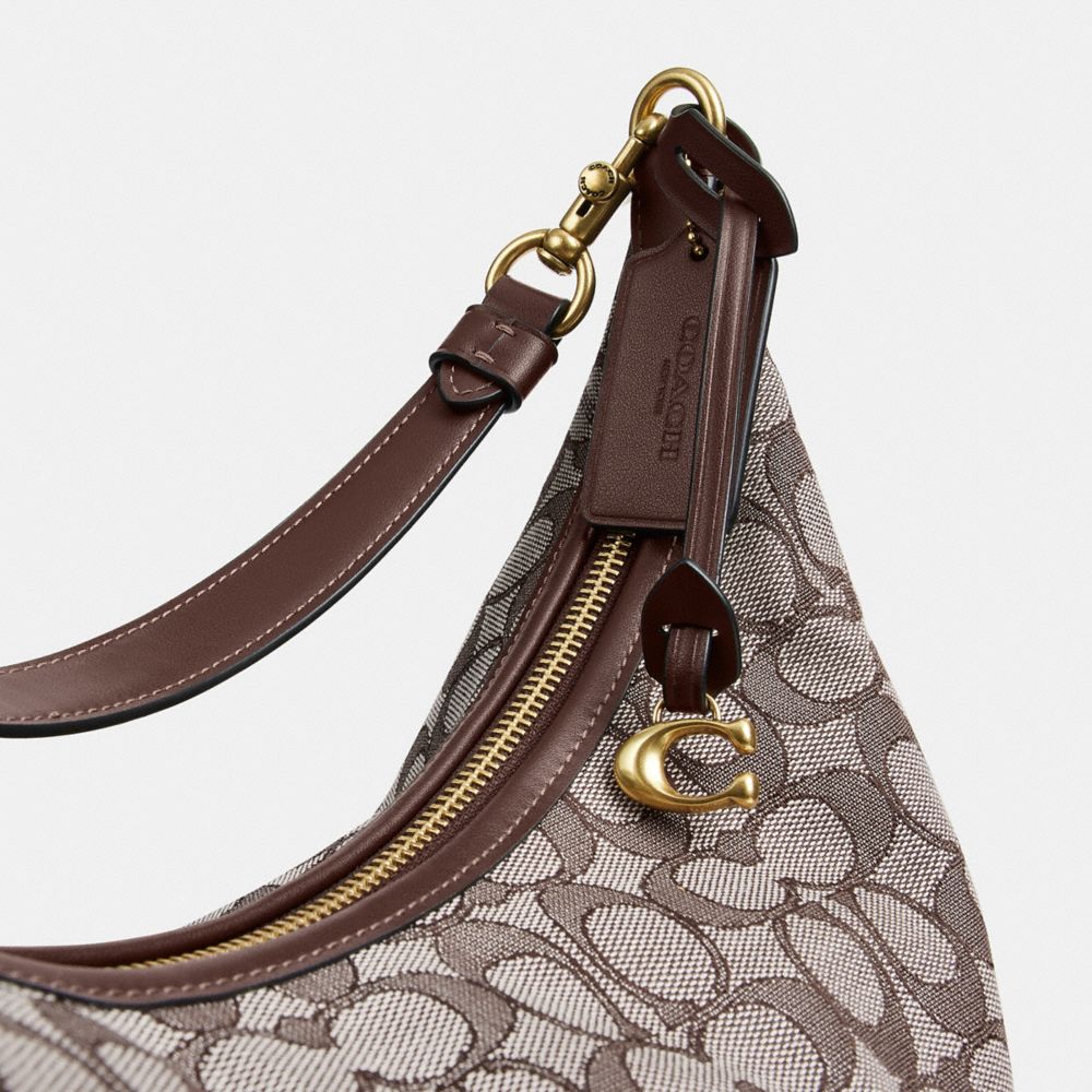 Coach Juliet Schultertasche 38 Aus Signature Jacquard In Brown