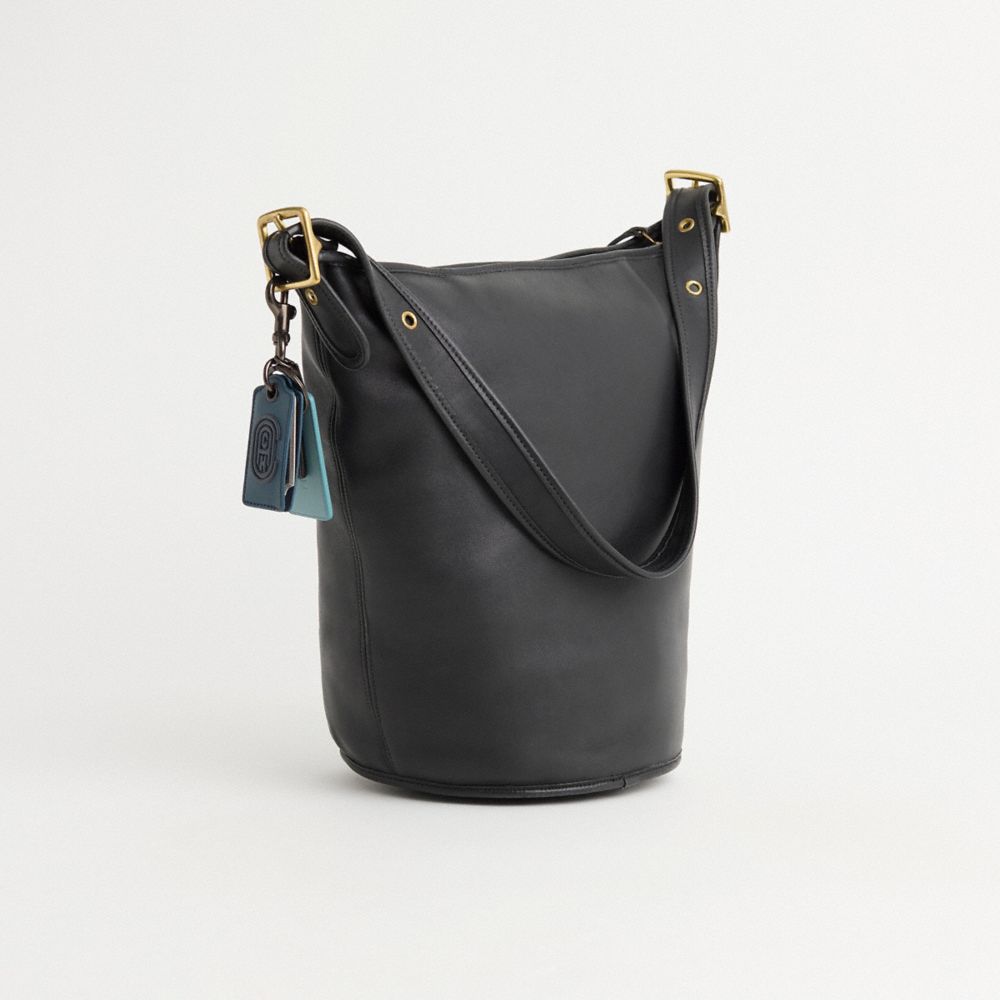 COACH®,Upcrafted Vintage Duffle Sac Bucket Bag,,Angle View