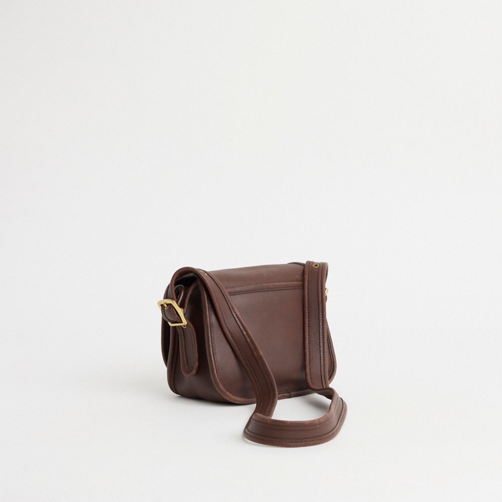 COACH®,Vintage Legacy Small Flap Bag,,Angle View