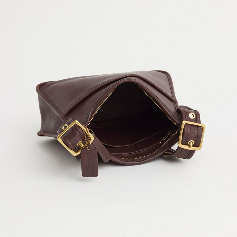 COACH®,Vintage Large Legacy Zip Bag,,Inside View,Top View