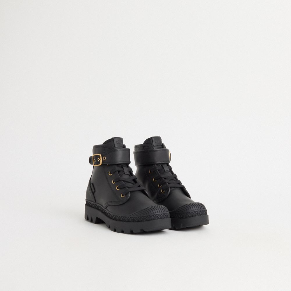COACH®,Restored Trooper Mid Top Boot,,Angle View