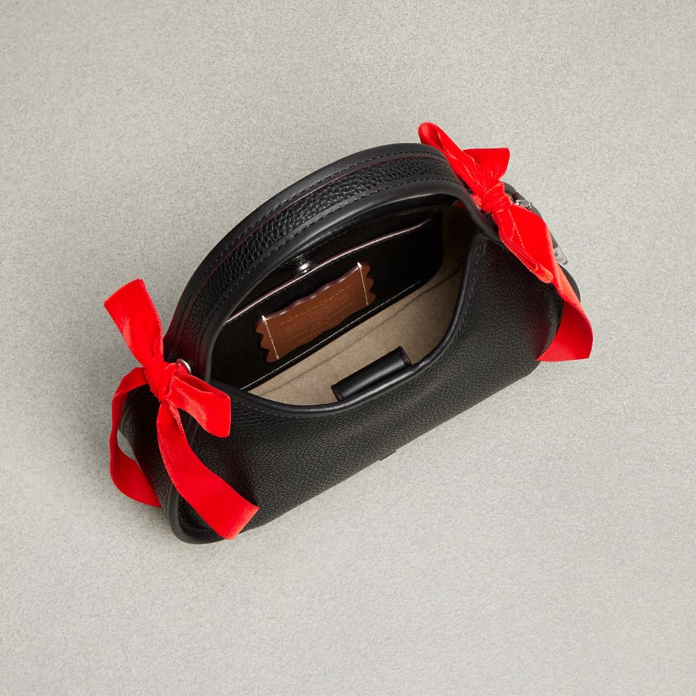 COACH®,Noir/Rouge,Inside View,Top View