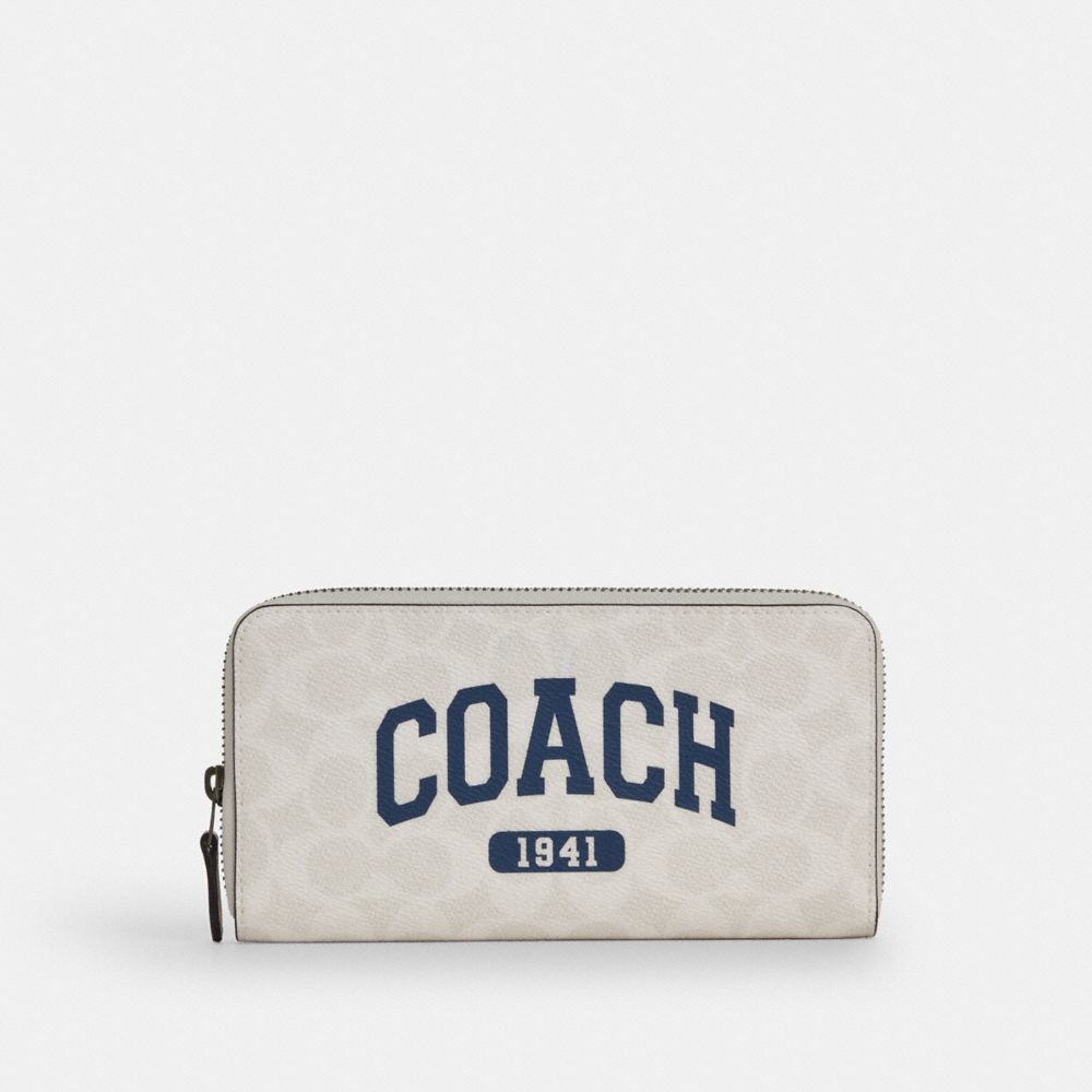 COACH アウトレットホワイトレザー 長財布 ストラップ付き Amazon | [コーチ] 長財布 レディース レザー ストラップ付き