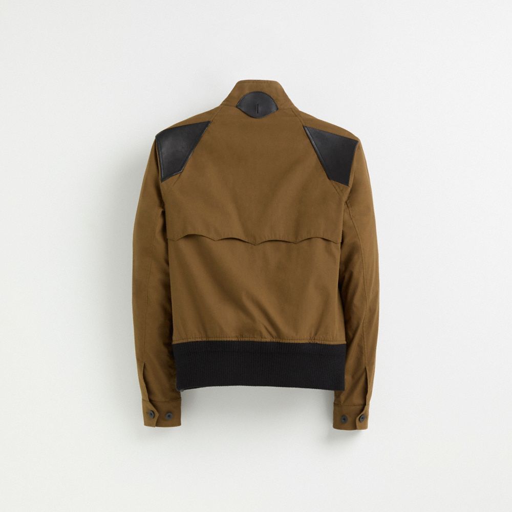Coach Restored Zip Barracuda Mac Coat In Military