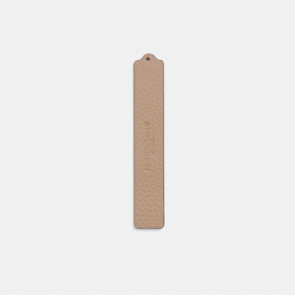 Coach Remade Leather Heat Crease Bookmark In Brown | ModeSens