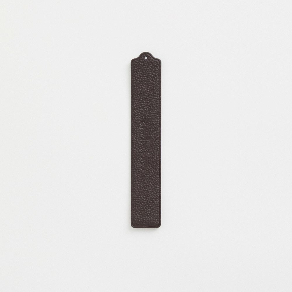 COACH REMADE LEATHER HEAT CREASE BOOKMARK 