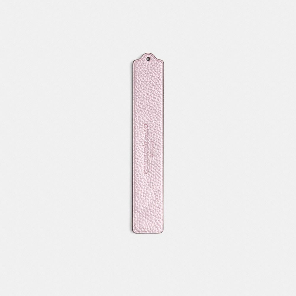Coach Remade Leather Heat Crease Bookmark