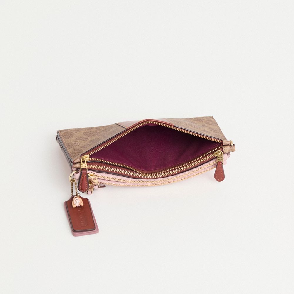 COACH UPCRAFTED DOUBLE UP WALLET CROSSBODY CREATION 