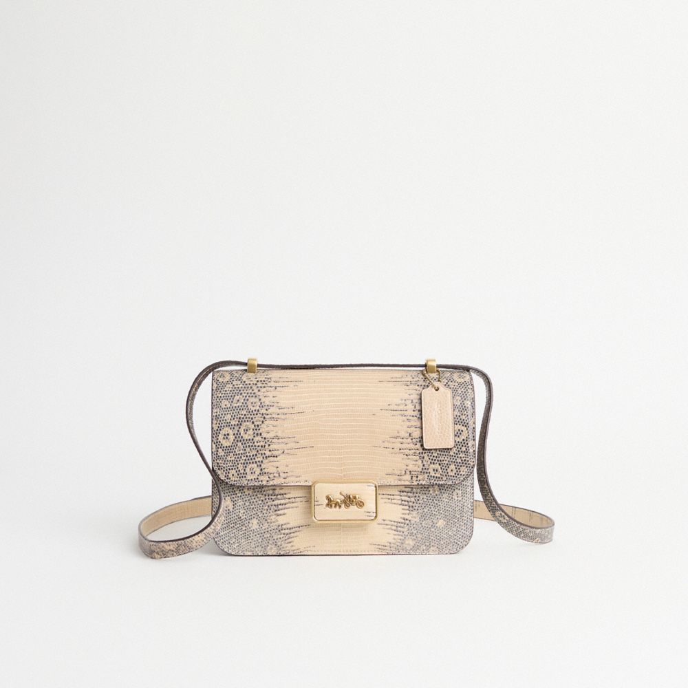 COACH®,Restored Alie Shoulder Bag In Lizard,,Front View