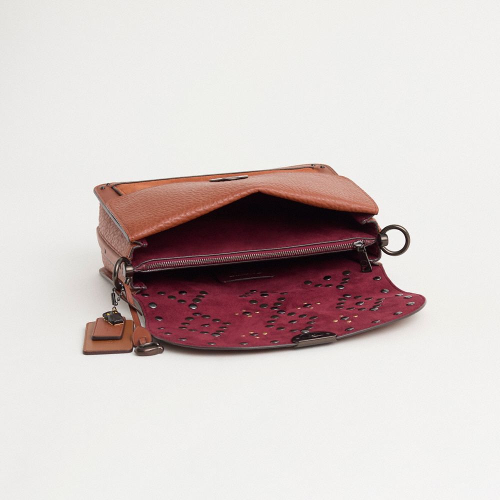 Coach Upcrafted Dreamer Shoulder Bag In Pewter/1941 Saddle