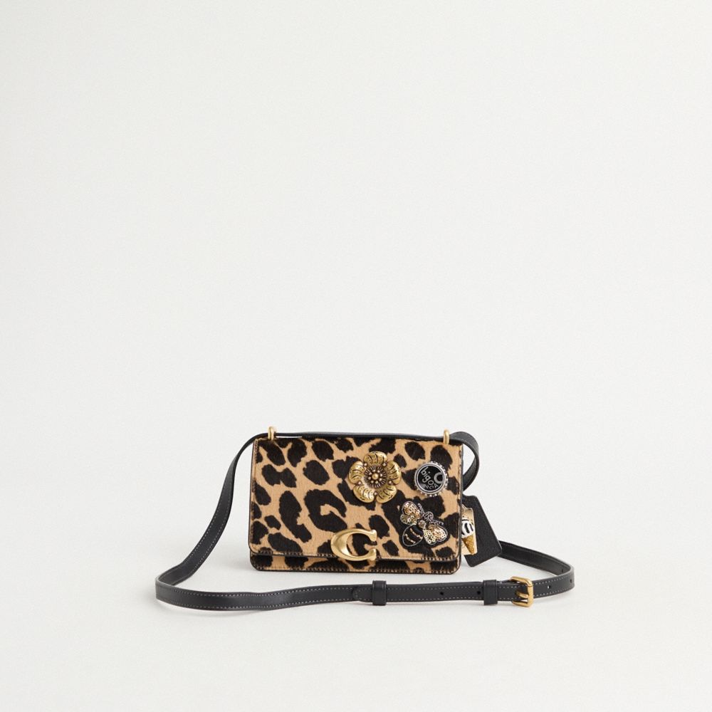 Coach top Wild Heart Cheetah Print Pop Up Crossbody