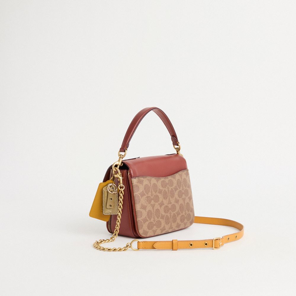 Coach Upcrafted Cassie Crossbody Bag 19 In Signature Canvas In Multi