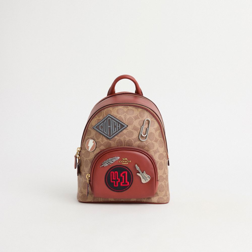 Coach Carrie Backpack 23 In store Signature Canvas