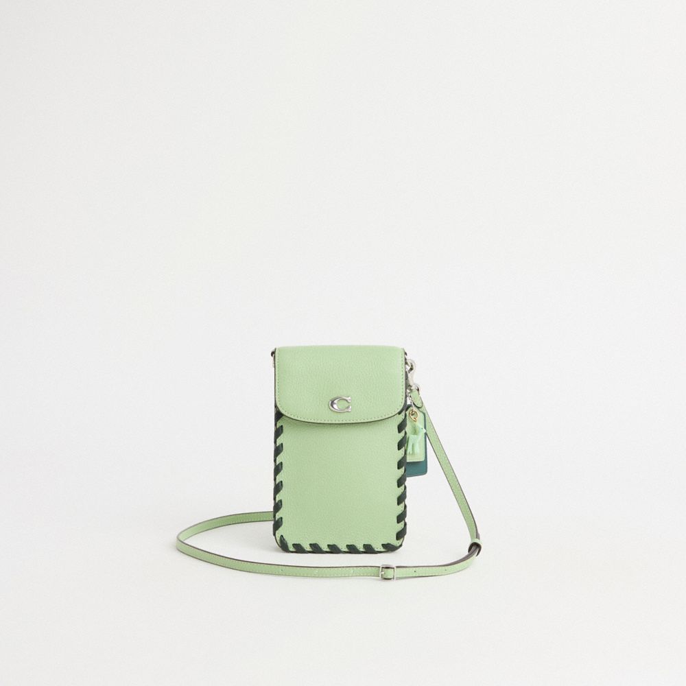 COACH®,Upcrafted Phone Crossbody Bag,,Front View