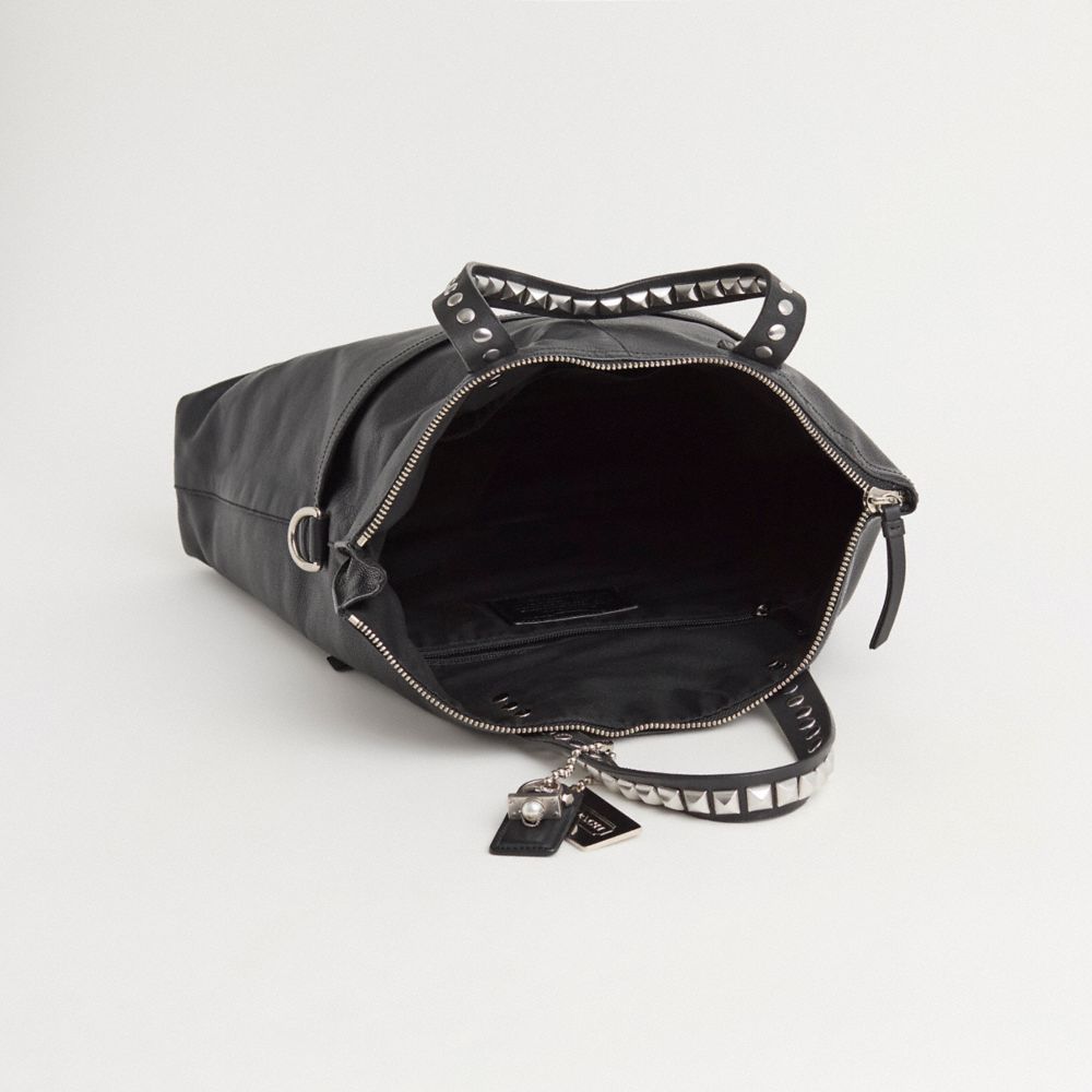 COACH®,Upcrafted Thompson Crossbody Foldover Tote,,Inside View,Top View