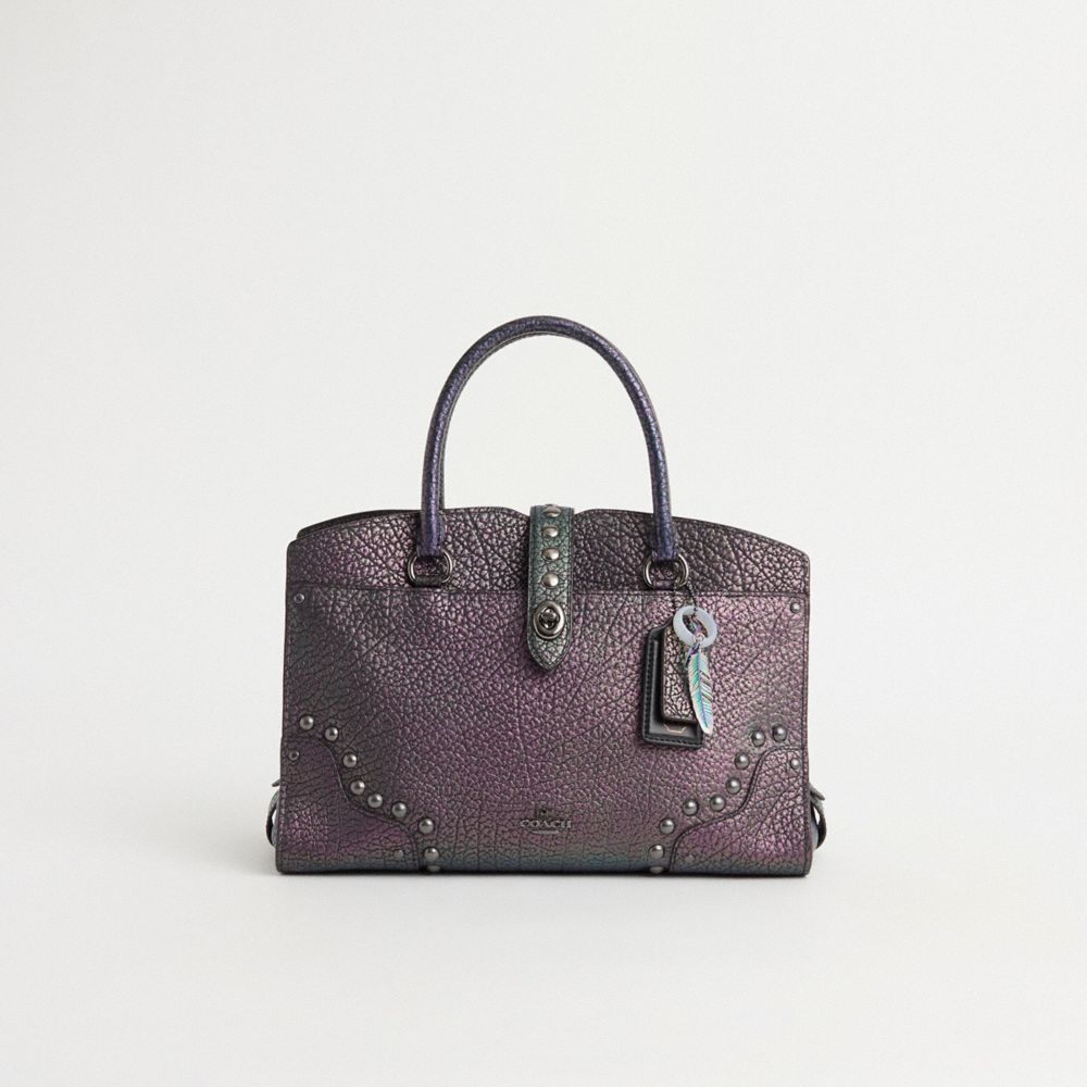 Hologram Dark Gunmetal Upcrafted Mercer Satchel 30