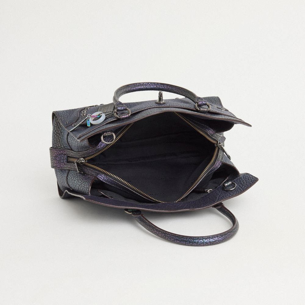 COACH®,Upcrafted Mercer Satchel 30,,Inside View,Top View