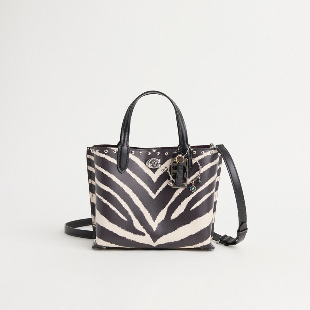 Coach zebra bag sale