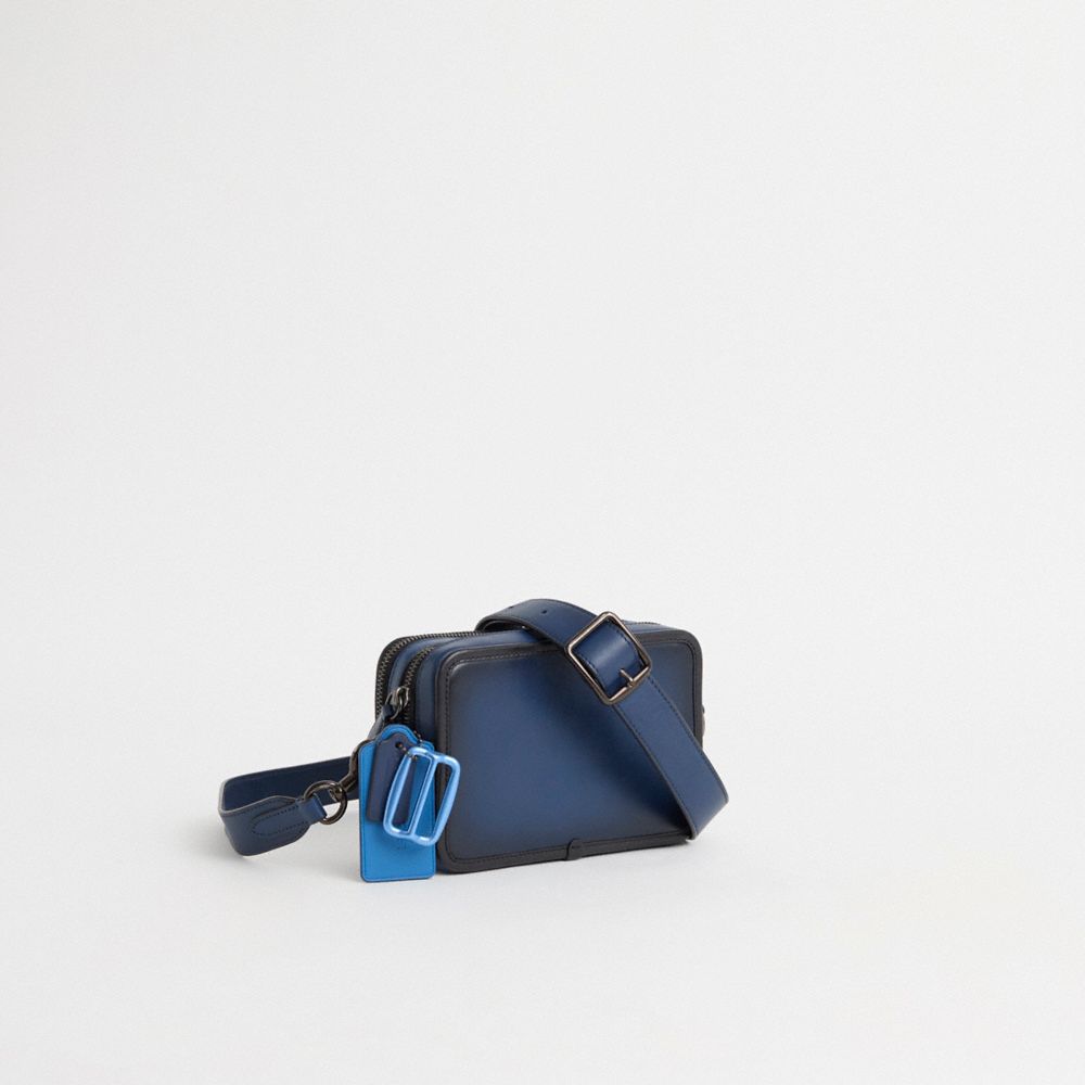 Coach Upcrafted Charter Crossbody With Hybrid Pouch In Deep Blue