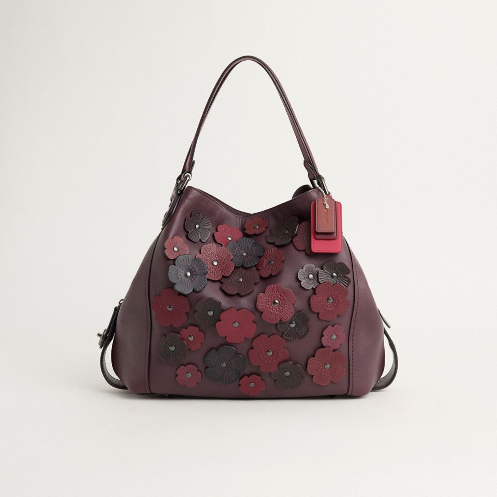 Coach edie 42 oxblood on sale