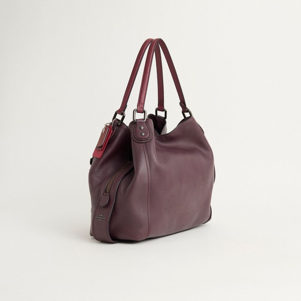 COACH®,Upcrafted Edie Shoulder Bag 42,,Angle View