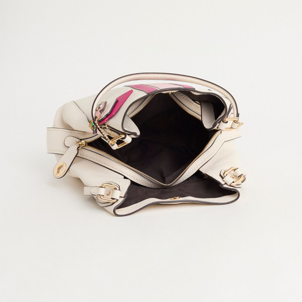 COACH®,Upcrafted Edie Shoulder Bag 31,,Inside View,Top View