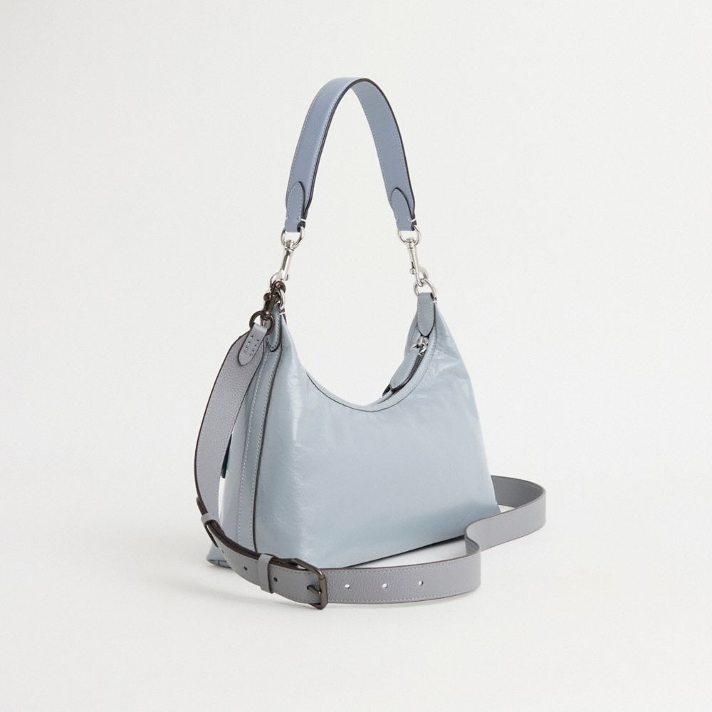 COACH®,Upcrafted Juliet Shoulder Bag,,Angle View
