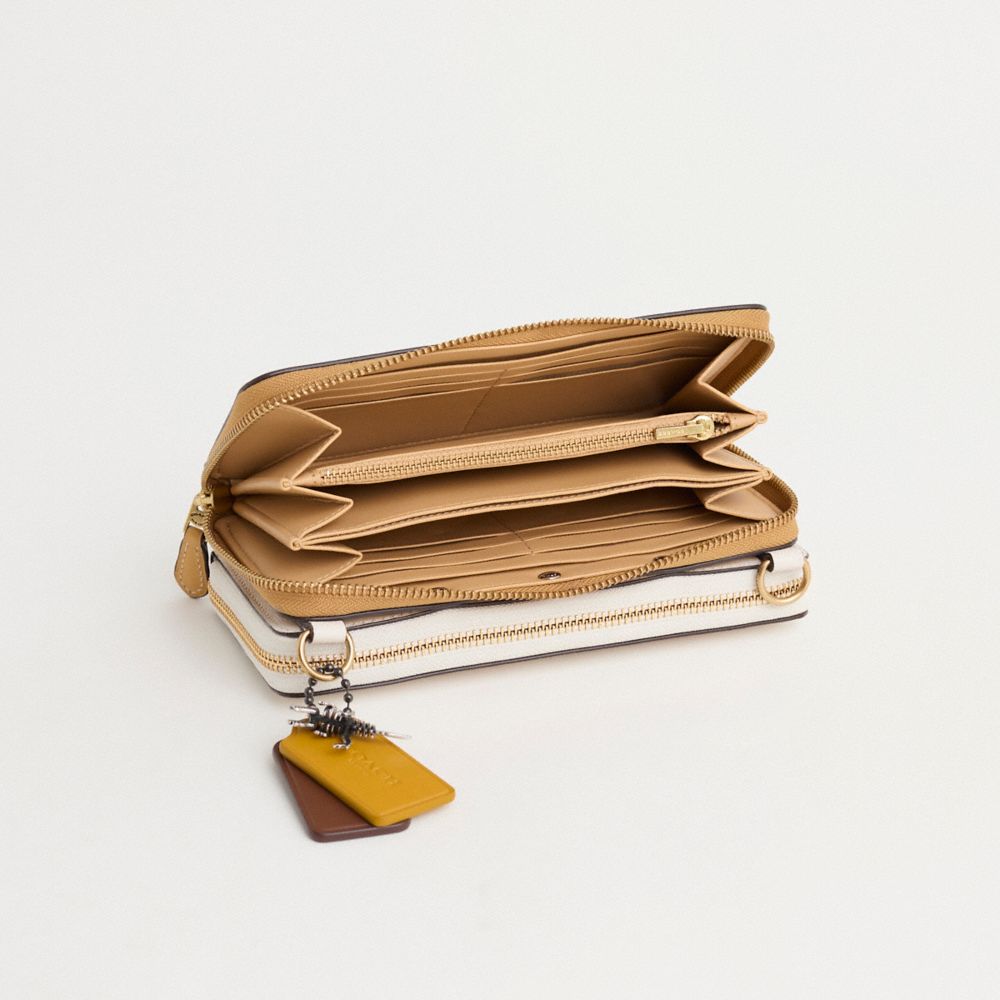 Coach Upcrafted Double Up Crossbody Creation In Brass/tan