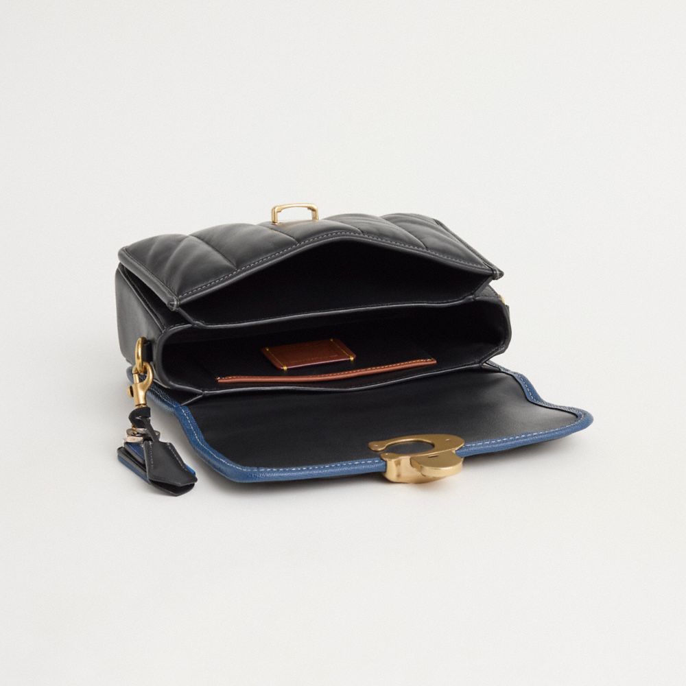 COACH®,Upcrafted Studio Shoulder Bag With Quilting,,Inside View,Top View